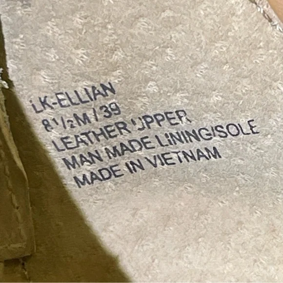 Lucky Brand Women’s Ellian Flatform Wedge  White Sandals Size 8.5 US - Picture 6 of 15